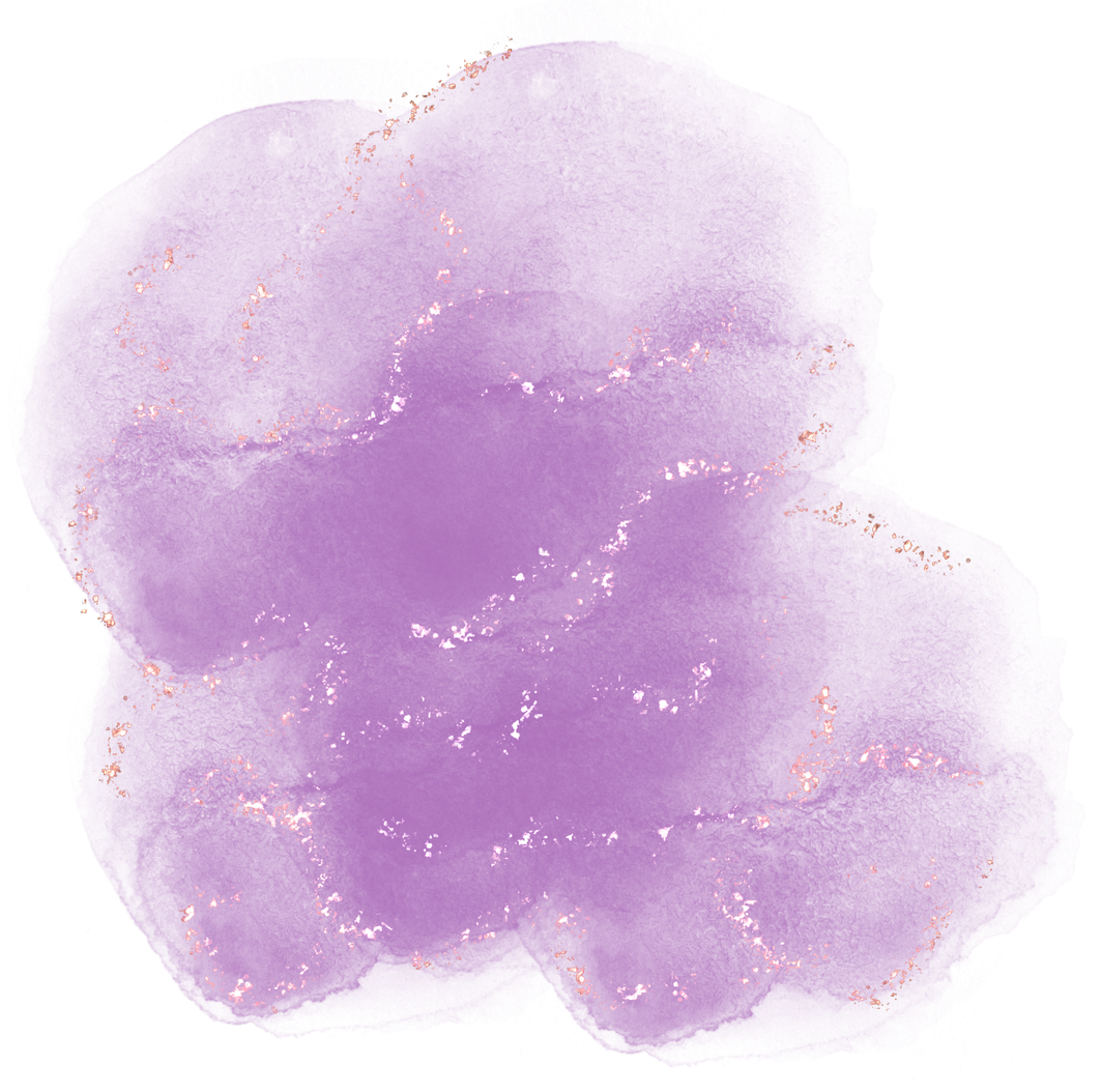 Purple Splotch with Glitters